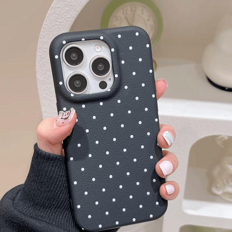【お取り寄せ商品】iPhoneケース スマホケース iPhone15 iPhone14 マット ドット柄 L8962