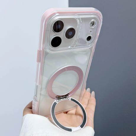 【お取り寄せ商品】iPhoneケース スマホケース iPhone17 iPhone16 iPhone15 magsafe スタンド シンプル 推し活 クリア M7192