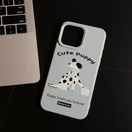 【お取り寄せ商品】iPhoneケース スマホケース iPhone16 iPhone15 iPhone14 かわいい シンプル 犬 L9144