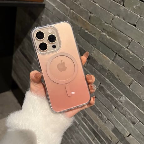 【お取り寄せ商品】iPhoneケース スマホケース iPhone16 iPhone15 iPhone14 グラデーション シンプル おしゃれ ユニセックス MagSafe L9387