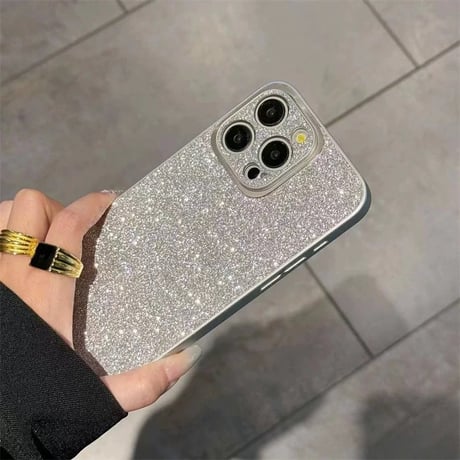 【お取り寄せ商品】iPhoneケース スマホケース iPhone15 iPhone14 キラキラ ラメ 3色 L8982