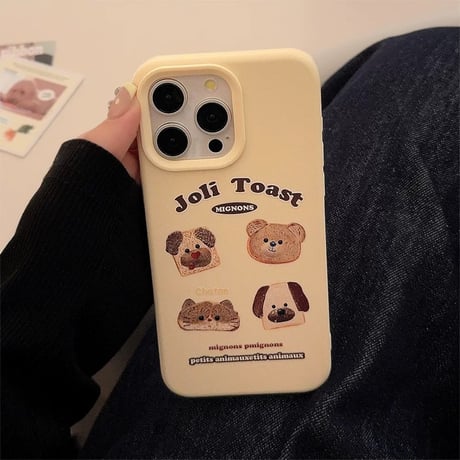 【お取り寄せ商品】iPhoneケース スマホケース iPhone16 iPhone15 iPhone14 かわいい キャラクター パン L9109