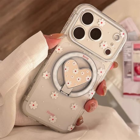 【お取り寄せ商品】iPhoneケース スマホケース iPhone17 iPhone16 iPhone15 韓国 magsafe 花柄 可愛い M7179