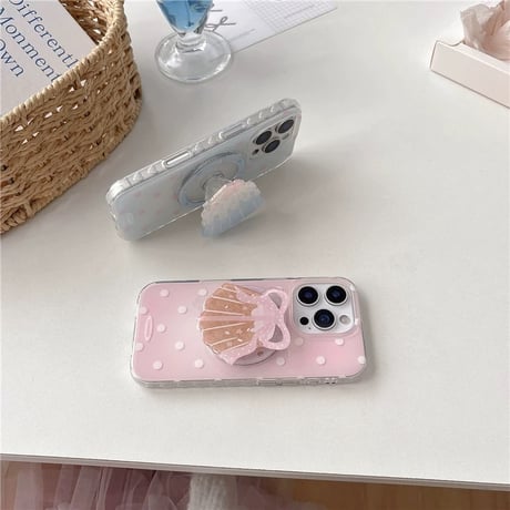 【お取り寄せ商品】iPhoneケース スマホケース iPhone16 iPhone15 iPhone14 パステルカラー 水玉 おしゃれ マグセーフ L9448