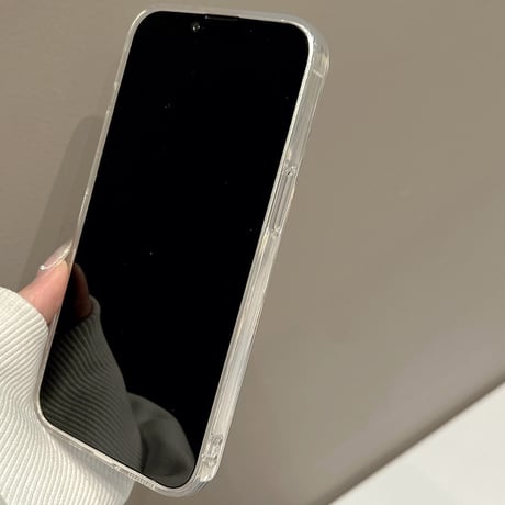 【お取り寄せ商品】iPhoneケース スマホケース iPhone15 iPhone14 立体 チューリップ フラワー 透明 グリッター チャーム付き 清楚 かわいい 韓国 L7823