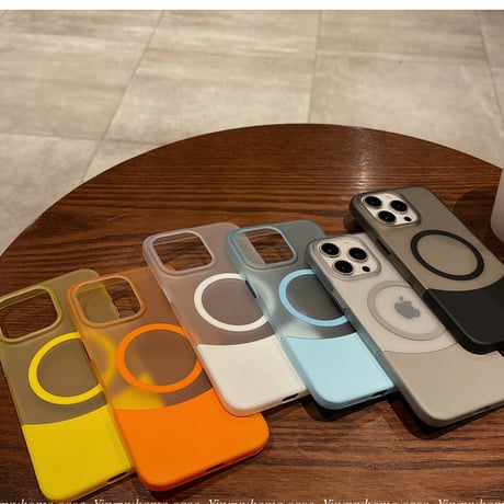 【お取り寄せ商品】iPhoneケース スマホケース iPhone15 iPhone14 クリアカラー ツートン L8372
