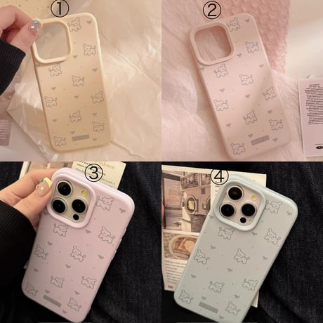 【お取り寄せ商品】iPhoneケース スマホケース iPhone15 iPhone14 犬 シンプル パステル L9010