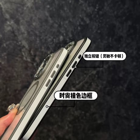 【お取り寄せ商品】iPhoneケース スマホケース iPhone16 iPhone15 iPhone14 シンプル クリア フレームケース L8986