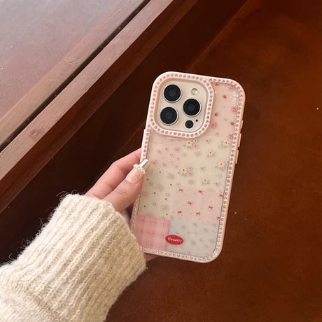 【お取り寄せ商品】iPhoneケース スマホケース iPhone16 iPhone15 iPhone14 かわいい 小さい 花柄 L9359