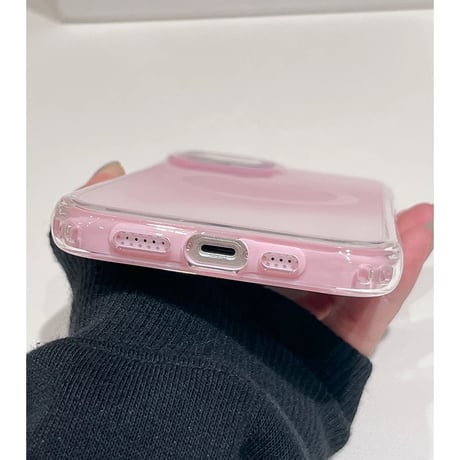 【お取り寄せ商品】iPhoneケース スマホケース iPhone16 iPhone15 magsafe グラデーション 夏 おしゃれ 韓国 M7049