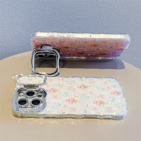 【お取り寄せ商品】iPhoneケース スマホケース iPhone16 iPhone15 iPhone14 かわいい チューリップ シェル L9230