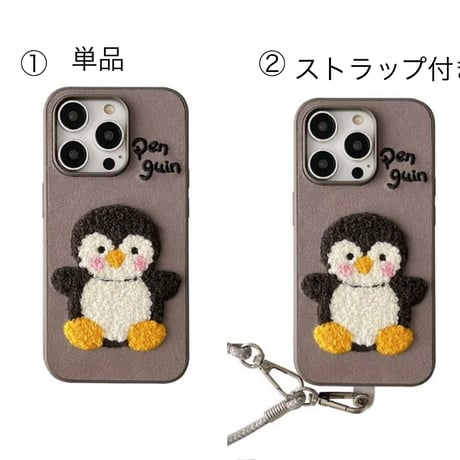 【お取り寄せ商品】iPhoneケース スマホケース iPhone16 iPhone15 iPhone14 かわいい ペンギン L9224