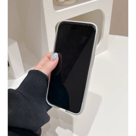 【お取り寄せ商品】iPhoneケース スマホケース iPhone15 iPhone14 シンプル 白 リボン L8940