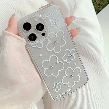 【お取り寄せ商品】iPhoneケース スマホケース iPhone15 iPhone14 デイジー クリア L8119