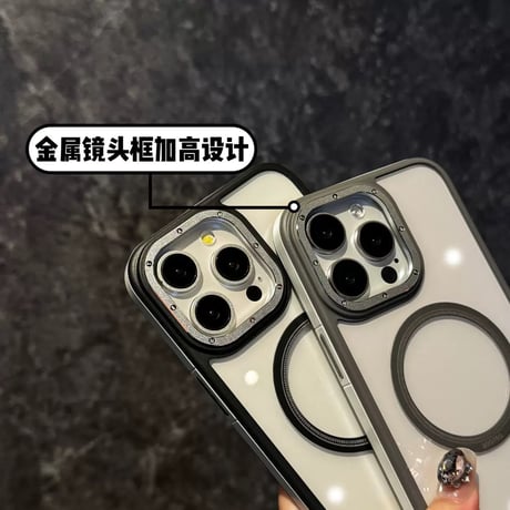 【お取り寄せ商品】iPhoneケース スマホケース iPhone16 iPhone15 iPhone14 シンプル クリア フレームケース L8986