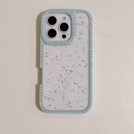 【お取り寄せ商品】iPhoneケース スマホケース iPhone16 iPhone15 iPhone14 可愛い クリア ラメ 推し活 キラキラ L9568