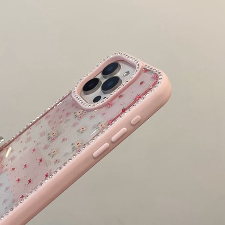 【お取り寄せ商品】iPhoneケース スマホケース iPhone16 iPhone15 iPhone14 かわいい 小さい 花柄 L9359
