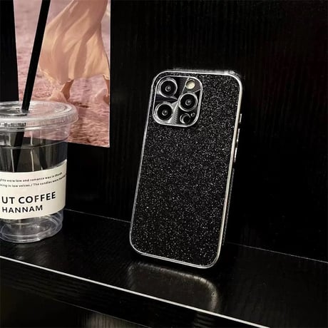 【お取り寄せ商品】iPhoneケース スマホケース iPhone15 iPhone14 シンプル キラキラ ラメ L8980
