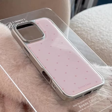 【お取り寄せ商品】iPhoneケース スマホケース iPhone16 iPhone15 iPhone14 大人女子 パステル 韓国 ハート 可愛い L9411
