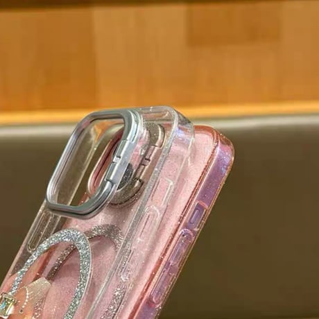 【お取り寄せ商品】iPhoneケース スマホケース iPhone16 iPhone15 iPhone14 グリッター キラキラ ラメ MagSafe L9845