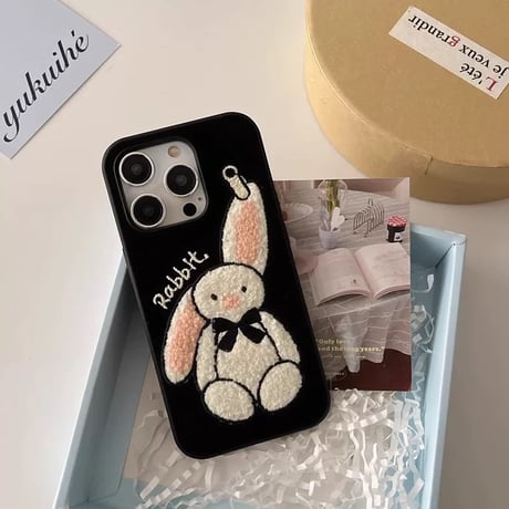 【お取り寄せ商品】iPhoneケース スマホケース iPhone16 iPhone15 iPhone14 かわいい キュート うさぎ L9156