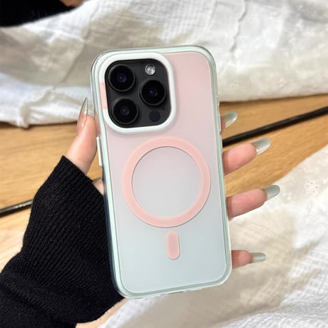【お取り寄せ商品】iPhoneケース スマホケース iPhone17 iPhone15 iPhone14 magsafe グラデーション シンプル 可愛い 韓国 M7080