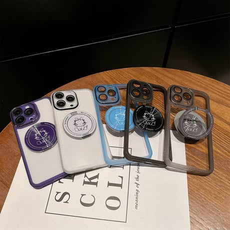 【お取り寄せ商品】iPhoneケース スマホケース iPhone15 iPhone14 シンプル クリア フレームケース キャラクター L8988