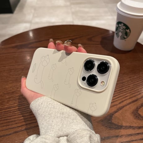【お取り寄せ商品】iPhoneケース スマホケース iPhone15 iPhone14 シンプル 犬柄 パステル L8368