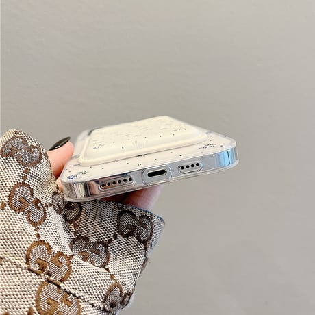 【お取り寄せ商品】iPhoneケース スマホケース iPhone15 iPhone14 小花柄 Magsafe 取り外し可 磁気カードホルダー カード入れ シンプル かわいい 韓国 L7633