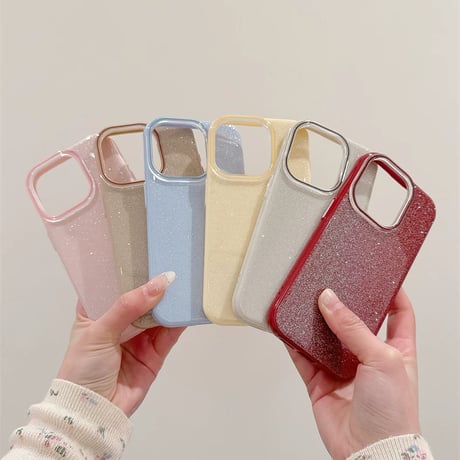 【お取り寄せ商品】iPhoneケース スマホケース iPhone16 iPhone15 iPhone14 シンプル 推し活 ラメ M7041