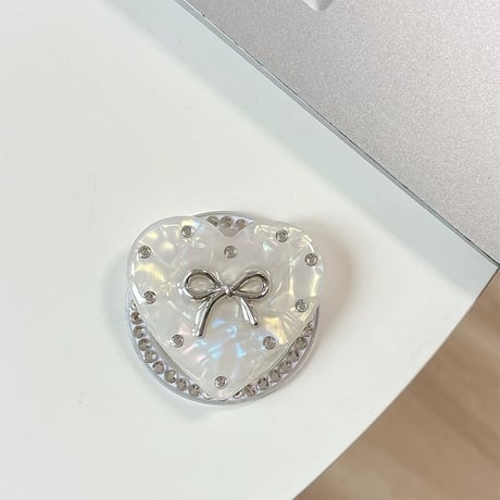 【お取り寄せ商品】magsafe グリップ 磁石 韓国 リボン おしゃれ 便利 可愛い M7163