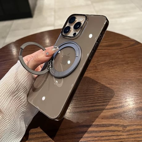 【お取り寄せ商品】iPhoneケース スマホケース iPhone16 iPhone15 iPhone14 シンプル クリア ブラック シルバー MagSafe L9476