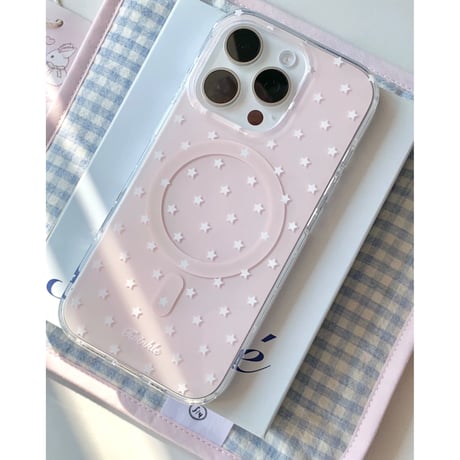 【お取り寄せ商品】iPhoneケース スマホケース iPhone17 iPhone16 iPhone15 magsafe ピンク 韓国 可愛い ガーリー M7156