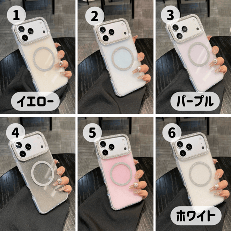 【お取り寄せ商品】iPhoneケース スマホケース iPhone17 iPhone16 iPhone15 大人可愛い magsafe シンプル ラメ M7120
