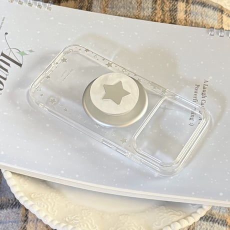 【お取り寄せ商品】iPhoneケース スマホケース iPhone17 iPhone16 iPhone15 星 シンプル クリア magsafe M7184