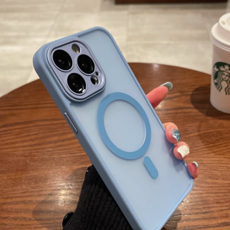 【お取り寄せ商品】iPhoneケース スマホケース iPhone15 iPhone14 クリアカラー MagSafe L8371