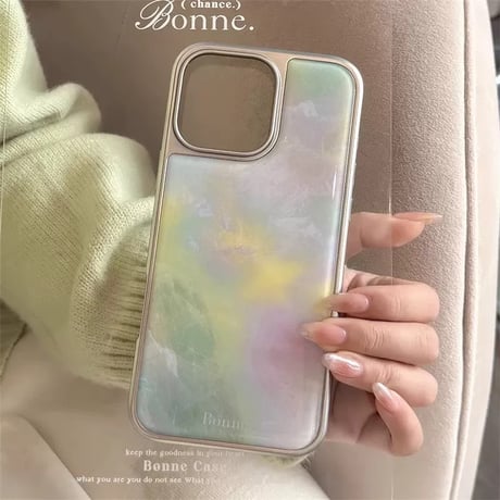 【お取り寄せ商品】iPhoneケース スマホケース iPhone16 iPhone15 iPhone14 かわいい おしゃれ オーロラ L9394
