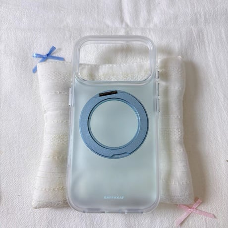 【お取り寄せ商品】iPhoneケース スマホケース iPhone17 iPhone16 iPhone15 magsafe 磁気 ワイヤレス ハーフクリア きれいめ 大人かわいい 韓国 M7175