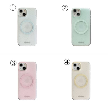 【お取り寄せ商品】iPhoneケース スマホケース iPhone16 iPhone15 iPhone14 シンプル かわいい スプラッシュインク風 MagSafe L9271