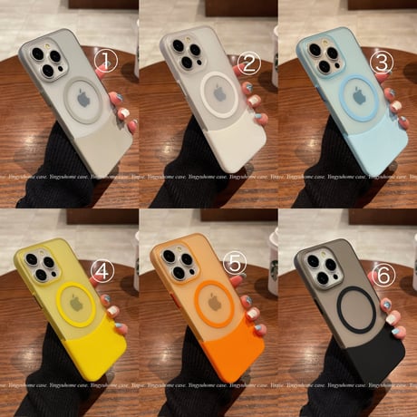 【お取り寄せ商品】iPhoneケース スマホケース iPhone15 iPhone14 クリアカラー ツートン L8372