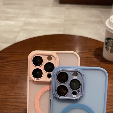 【お取り寄せ商品】iPhoneケース スマホケース iPhone15 iPhone14 クリアカラー MagSafe L8371