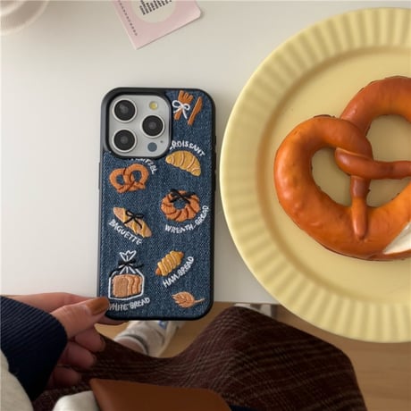【お取り寄せ商品】iPhoneケース スマホケース iPhone16 iPhone15 iPhone14 かわいい デニム 韓国 L9270