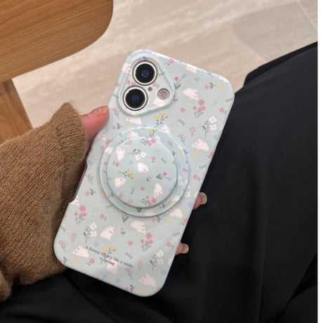 【お取り寄せ商品】iPhoneケース スマホケース iPhone16 iPhone15 iPhone14 大人可愛い 癒し系 花柄 MagSafe L9332