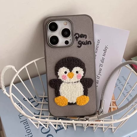 【お取り寄せ商品】iPhoneケース スマホケース iPhone16 iPhone15 iPhone14 かわいい ペンギン L9224