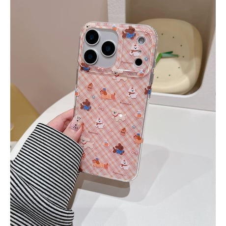 【お取り寄せ商品】iPhoneケース スマホケース iPhone16 iPhone15 iPhone14 犬 可愛い 韓国 おしゃれ L9849