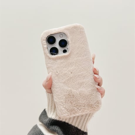 【お取り寄せ商品】iPhoneケース スマホケース iPhone16 iPhone15 iPhone14 かわいい キュート モコモコ L9133