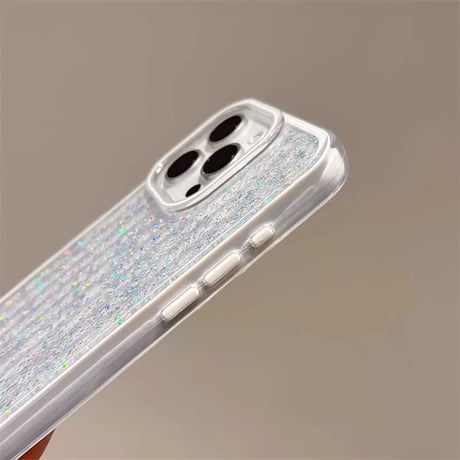 【お取り寄せ商品】iPhoneケース スマホケース iPhone16 iPhone15 グリッター ラメ シンプル ストライプ L9828