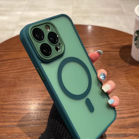 【お取り寄せ商品】iPhoneケース スマホケース iPhone15 iPhone14 クリアカラー MagSafe L8371