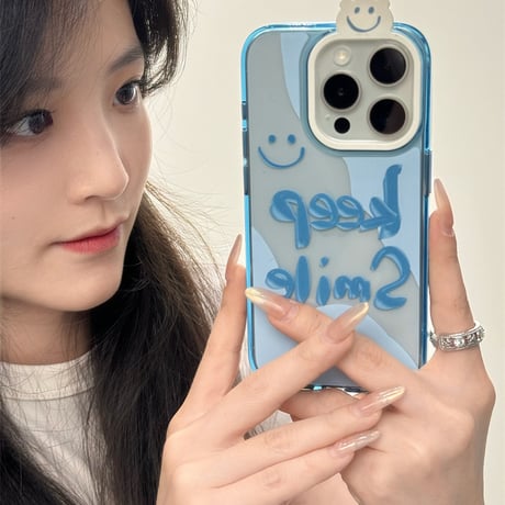 【お取り寄せ商品】iPhoneケース スマホケース iPhone14 keep Smile キャラクター L8945