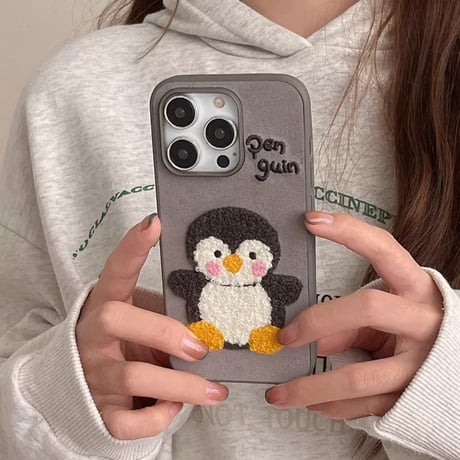 【お取り寄せ商品】iPhoneケース スマホケース iPhone16 iPhone15 iPhone14 かわいい ペンギン L9224